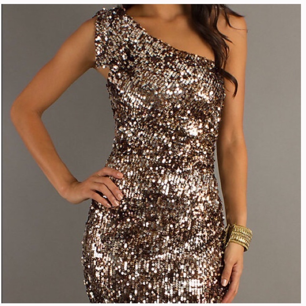 City Triangles sequin dress